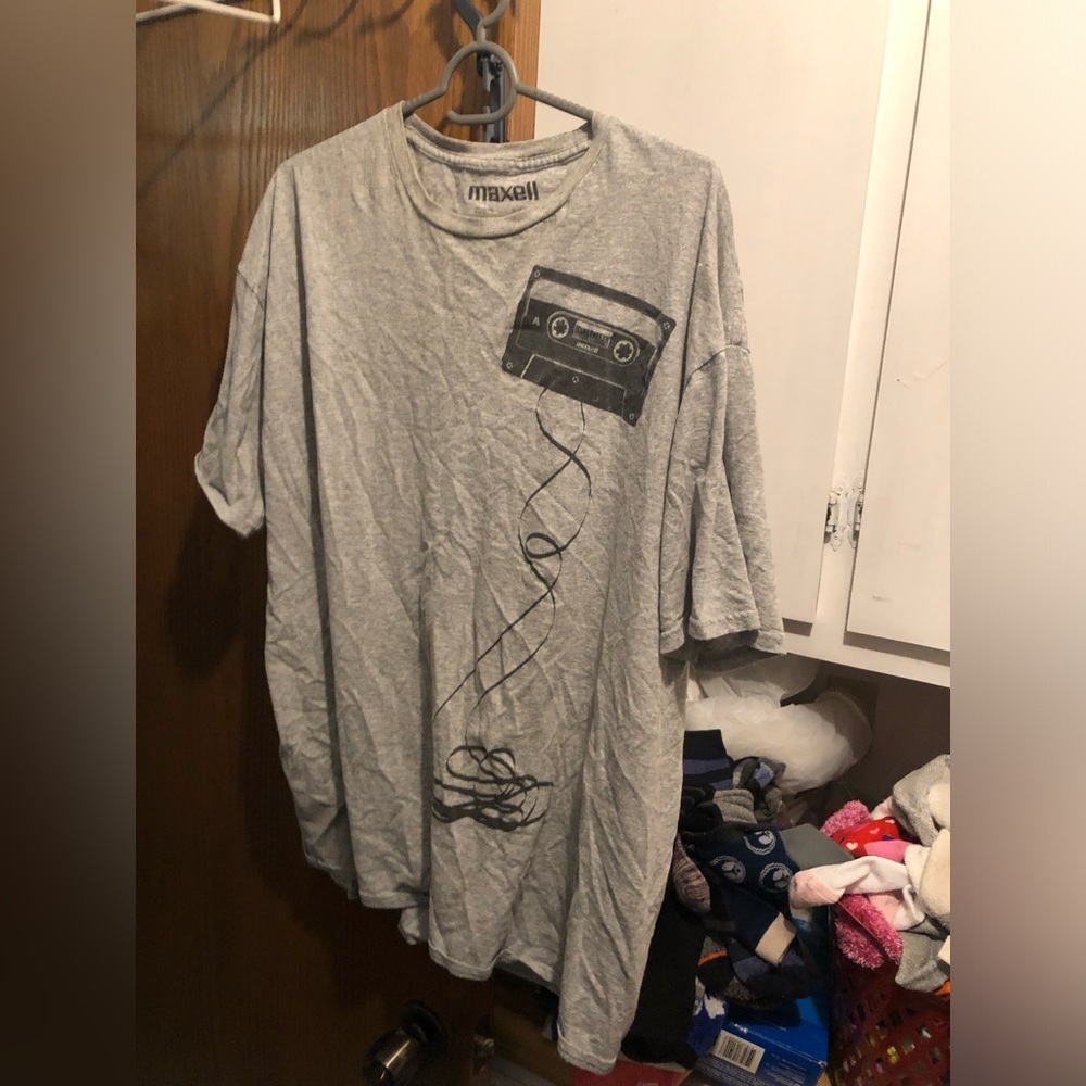 Maxell Gray Graphic T-Shirt- $30 or $25 w/offer. *tee deal